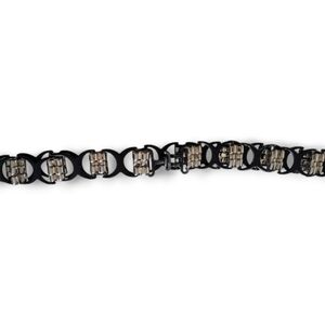 AL BERES Vintage Chain Belt Black & Silver